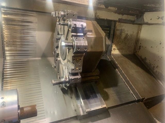 Okuma #LB-45II, CNC lathe, 35.4" swing, 25.98" diameter, 4.33" bore, 17.32" X, 81.1" Z, 12 turret, 50 HP - Image 5