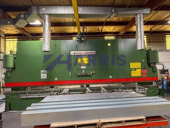 350 Ton, Clearing Niagara #HBM-350-26-28, CNC hydraulic press brake, 28' overall, 312" between housing, 12" - Image 4