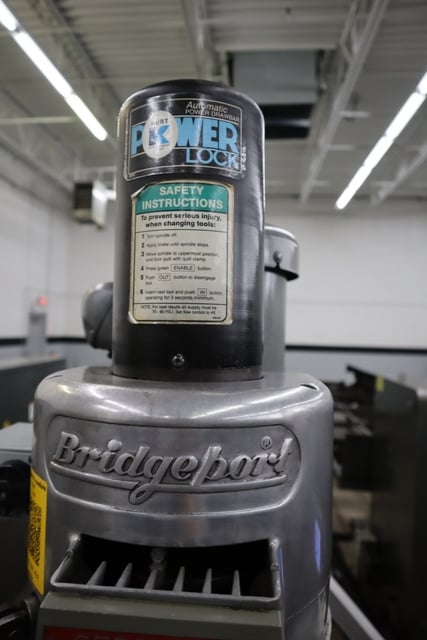 Bridgeport #SERIES-I, vertical mill, 9" x 42" table, 2 HP, 30" X, 12" Y, 16" Z, 60-4200 RPM, R-8, Acu-Rite - Image 8