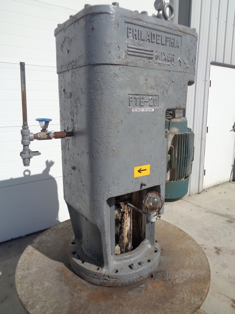 30 HP Philadelphia Mixing Solutions #PTE-20, IRPM 1750, ORPM 56,31.2:1 ratio - Image 2