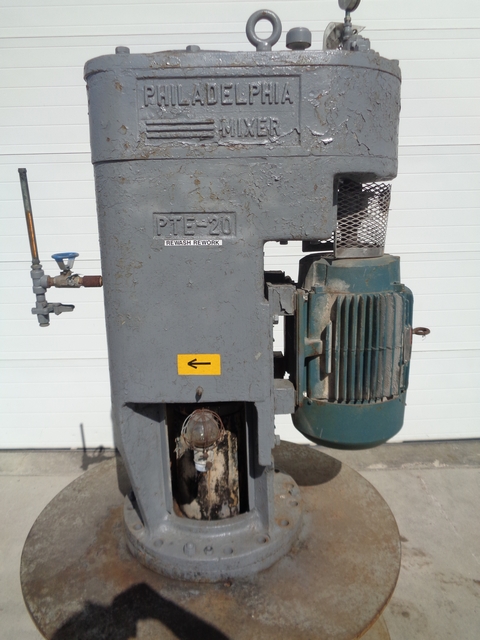 30 HP Philadelphia Mixing Solutions #PTE-20, IRPM 1750, ORPM 56,31.2:1 ratio - Image 3