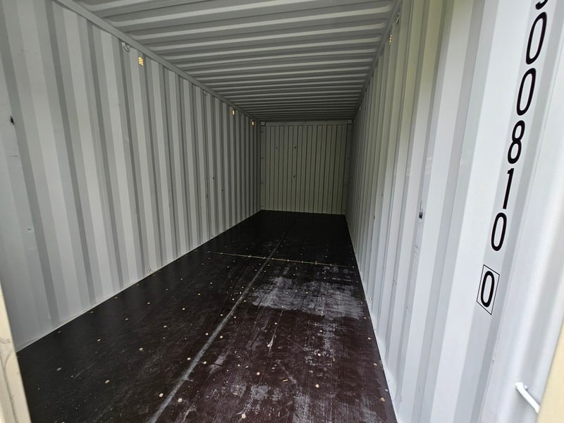 20' One Trip Shipping Container, beige, (3 available) - Image 2
