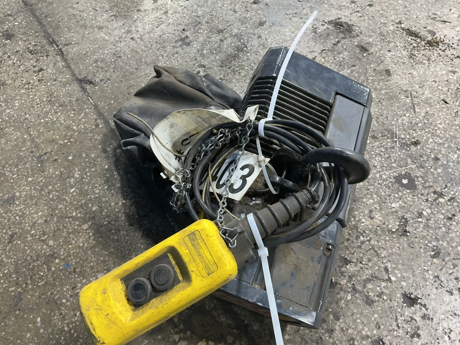 1 Ton, KCI Konecranes #KX5115TH10S, electric hoist, 3/4 HP, 230 V. - Image 5