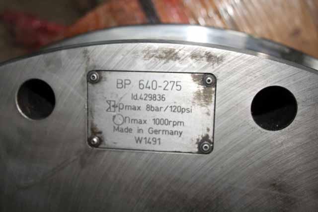 25" ATS #BP-640-275, 3-jaw, 10-3/4" thru hole, adjustable grip force, Rohn Control, foot pedal - Image 3