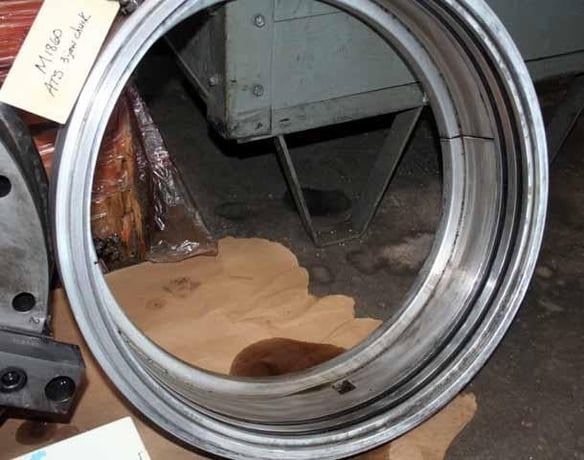 25" ATS #BP-640-275, 3-jaw, 10-3/4" thru hole, adjustable grip force, Rohn Control, foot pedal - Image 5