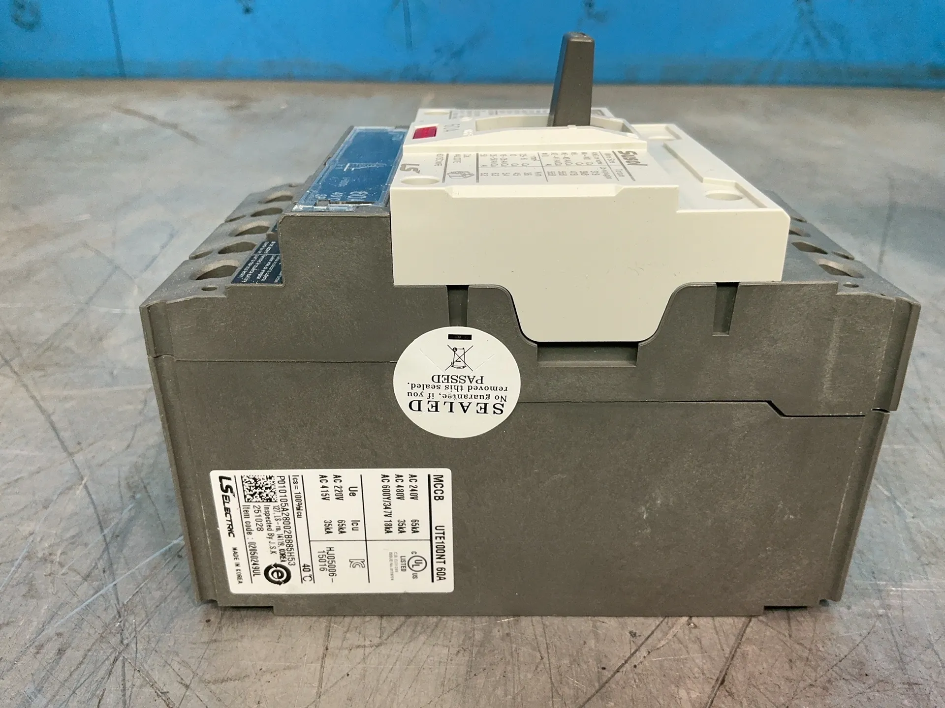 60 Amps, Leroy Somer Electric #02050249UL, molded case circuit breaker, LOT of 4, new - Image 5