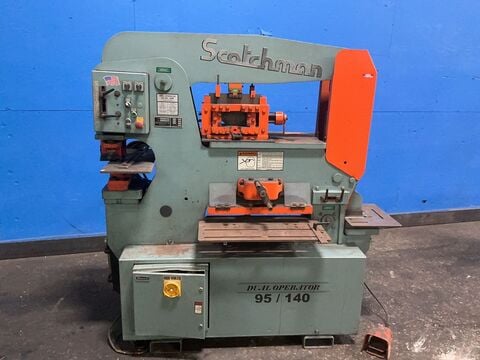6" x 6" x 1/2" Scotchman #D095-24M, ironworker, punch, shear, 24" blade length, 10 HP, 3500 PSI, 14.8 A, 460 - Image 2