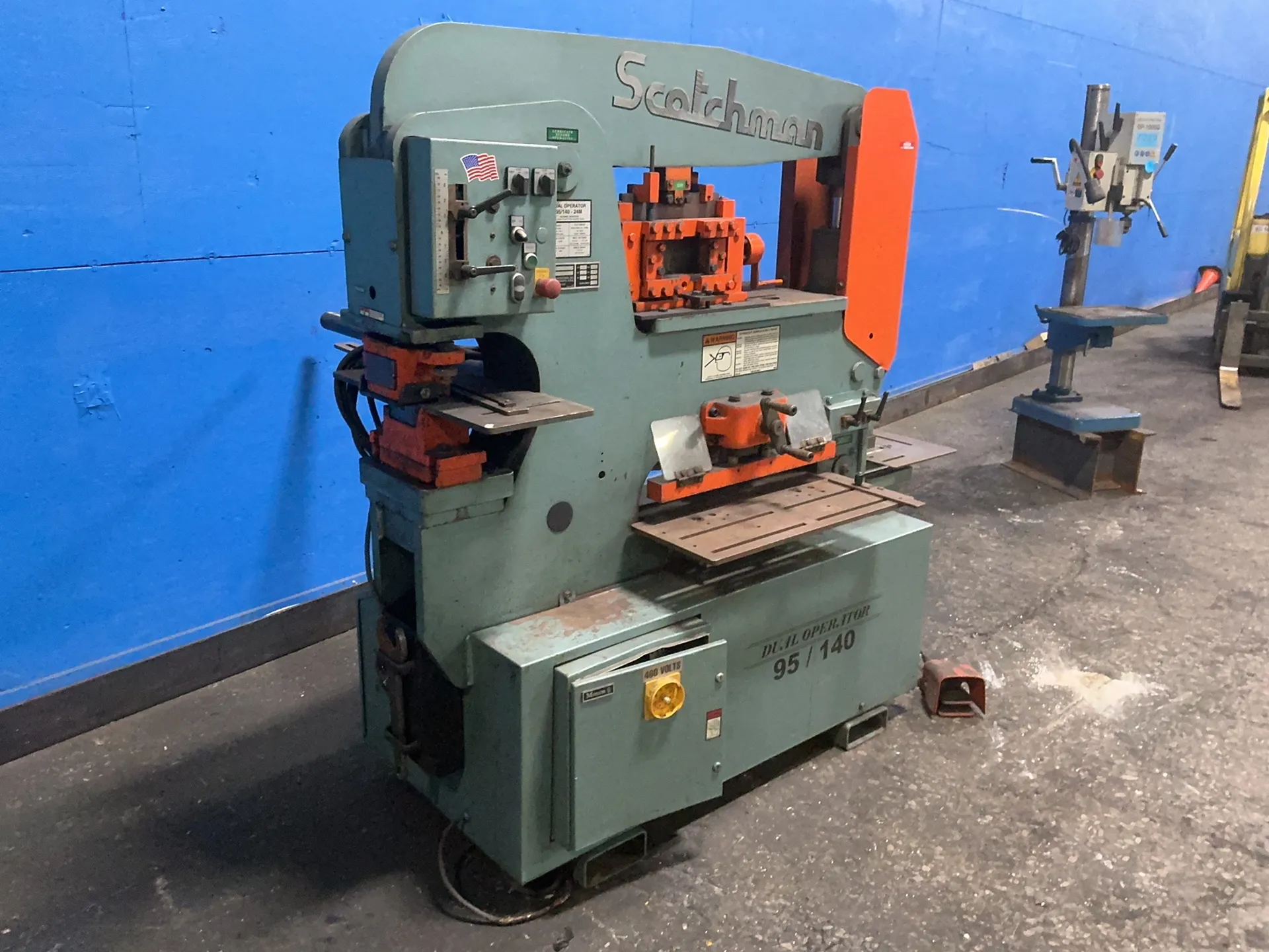 6" x 6" x 1/2" Scotchman #D095-24M, ironworker, punch, shear, 24" blade length, 10 HP, 3500 PSI, 14.8 A, 460 - Image 3