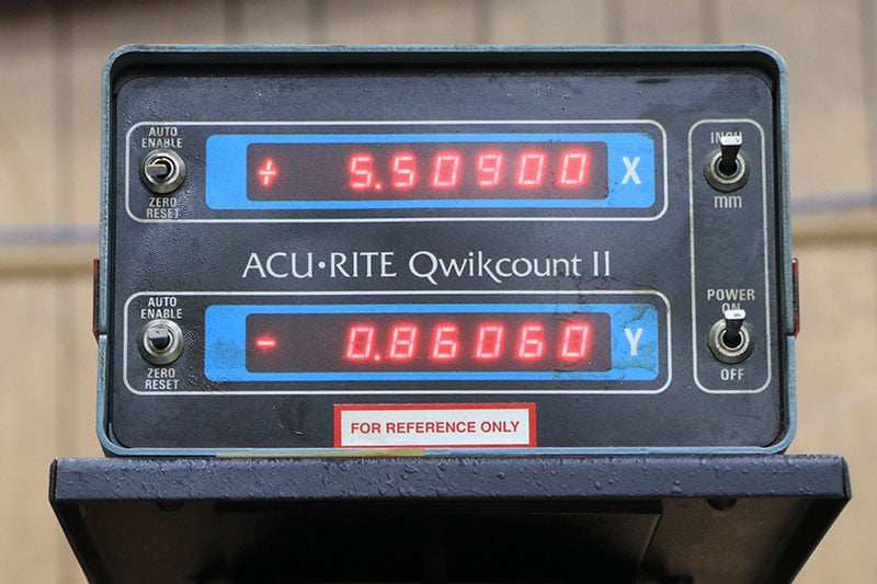 6" x 12" Mitsui #MSG-200MH, hand feed surface grinder, fine feed cross axis, 8" x 3/4" x 1-1/4" wheel - Image 4