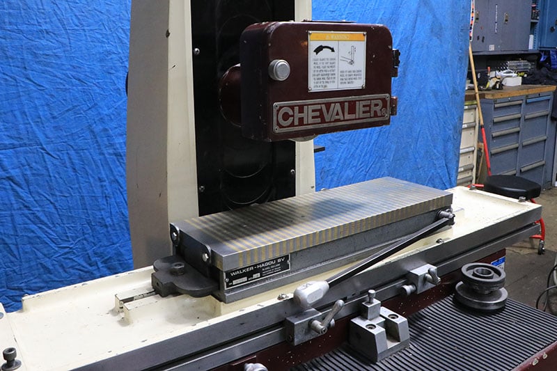 6" x 18" Chevalier #FSG-618M, hand feed surface grinder, 8" x 1/2" x 1-1/4" wheel, 3450 RPM, 1-1/2 HP - Image 4