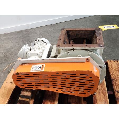 10" Kice Industries #VJOT14X10X10, rotary airlock valve, cast iron, 8 vane, 0.67 cu.ft./rev., 14.7 RPM, 1 HP - Image 3