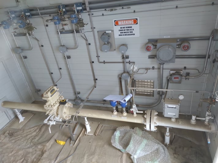 Danieli, 4" 600# SR meter package, skidded, housed, sweet, 2006 - Image 6
