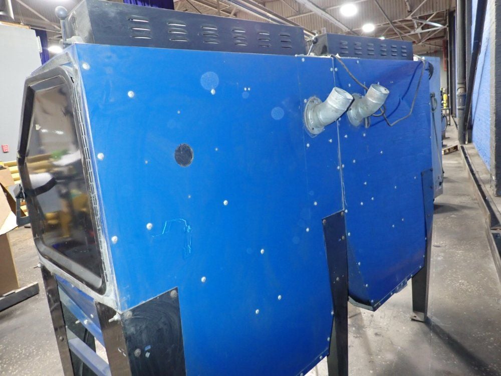 35" x 22" x 20" blast cabinets, 2-piece unit - Image 6
