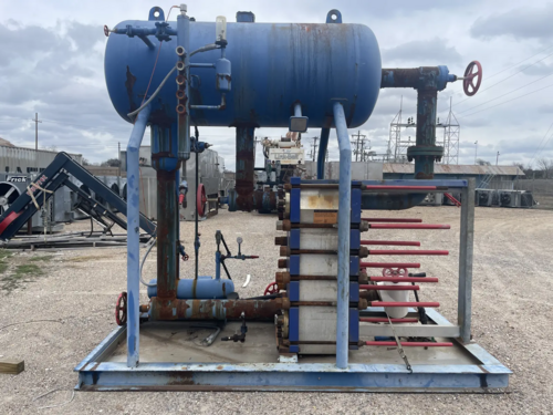 288 Ton, RVS #MPC-36, plate heat exchanger chiller package, R-717, 250 psig @ 300&deg;F MAWP, 11.8 cu.ft. surge - Image 2