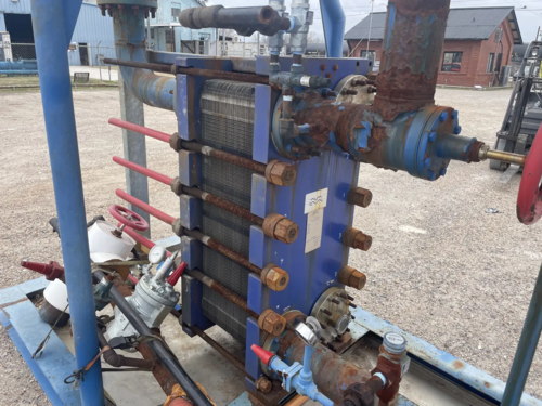 288 Ton, RVS #MPC-36, plate heat exchanger chiller package, R-717, 250 psig @ 300&deg;F MAWP, 11.8 cu.ft. surge - Image 8