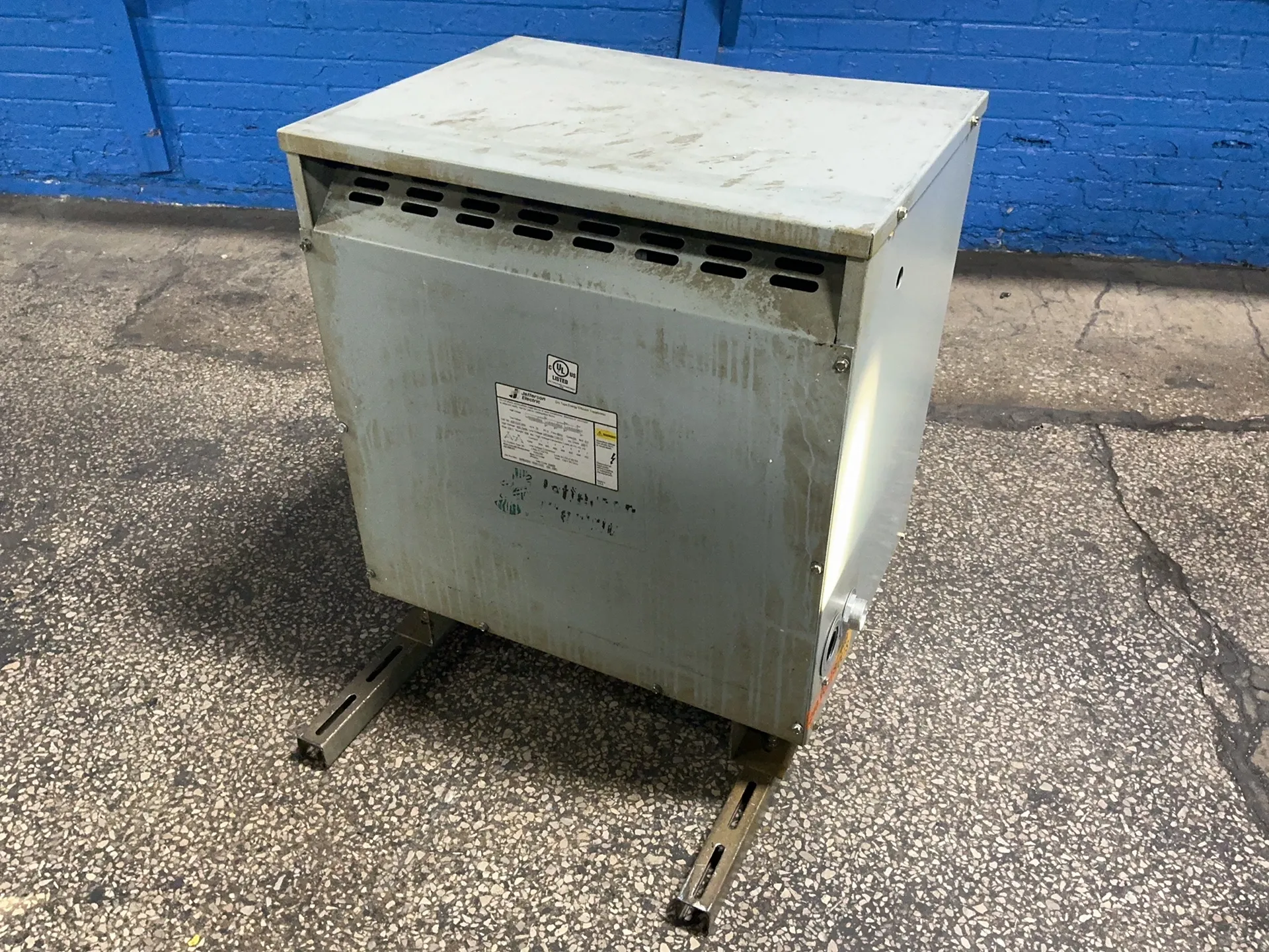 75 KVA 480 Primary, 240/120 Secondary, Jefferson Electric 423-7237-000, dry type energy efficient - Image 1