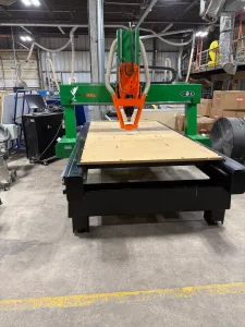 Frogmill #SFM-II, CNC Router, 60" x 120" table, 26" Z, 5.5 HP Perske spindle, 17,000 RPM, C-clamp hold down - Image 6