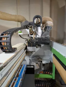 Biesse #Rover-A-3.40-FT, CNC Router, 145" X, 61" Y, 7" Z, 48" x 144" table, 10 station ATC, 15 spindle boring - Image 3