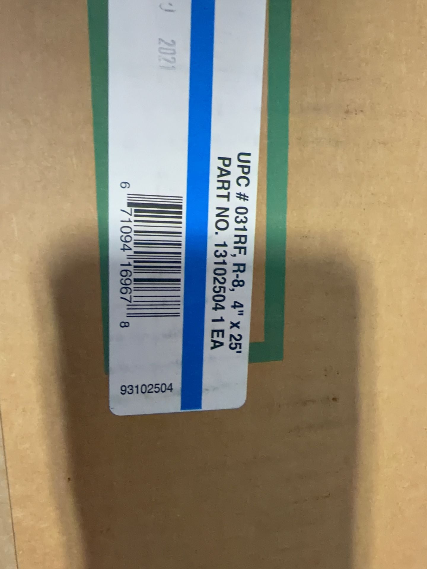 Atco Rubber Products #13102504, Flexible Ducting, 4" x 25', LOT of 35 - Image 1