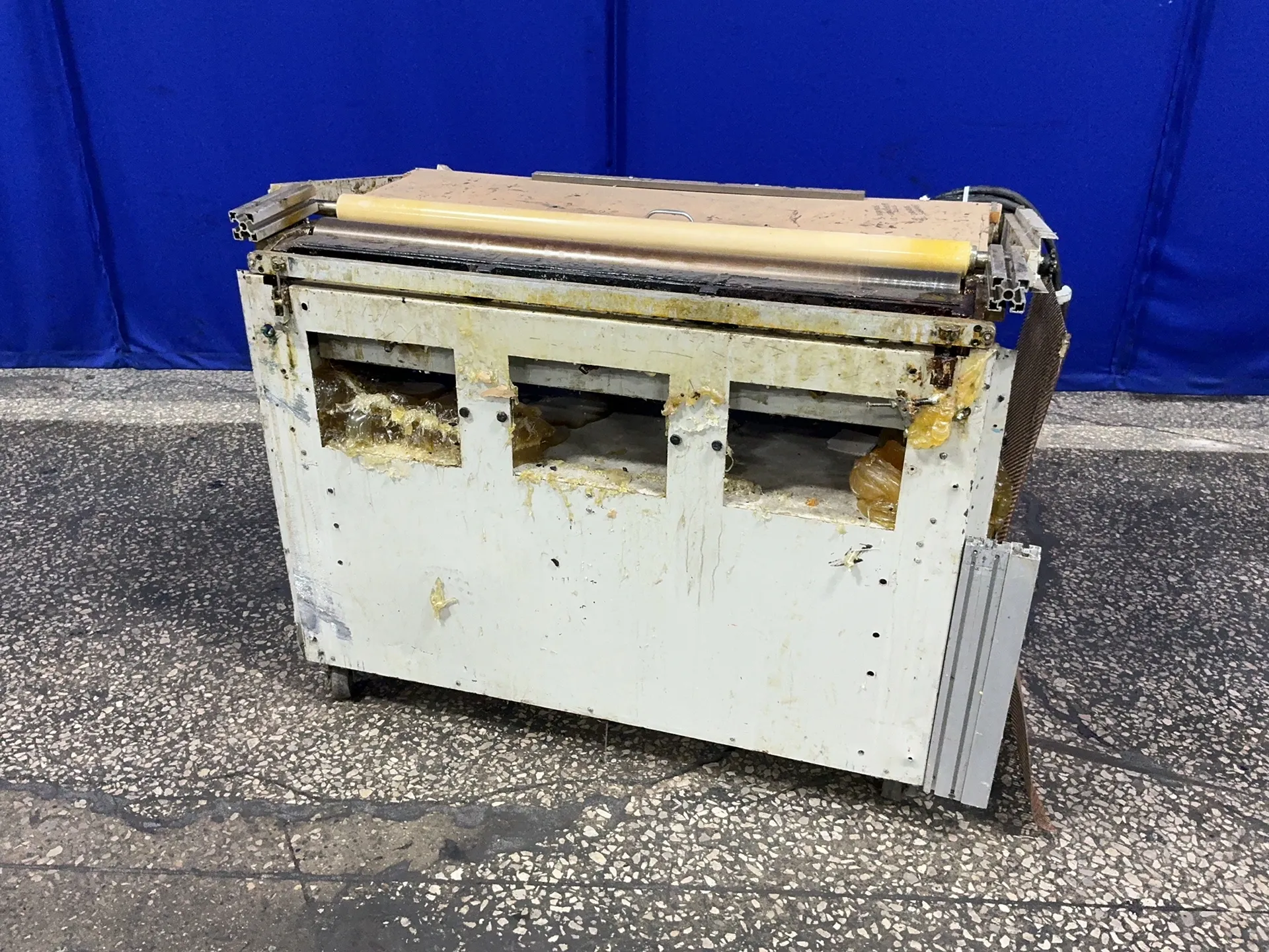 Schaefer Machine, hotmelt rollcoater, 2" x 40" roller, 1/2 HP, 1750 RPM, 180 VDC - Image 1
