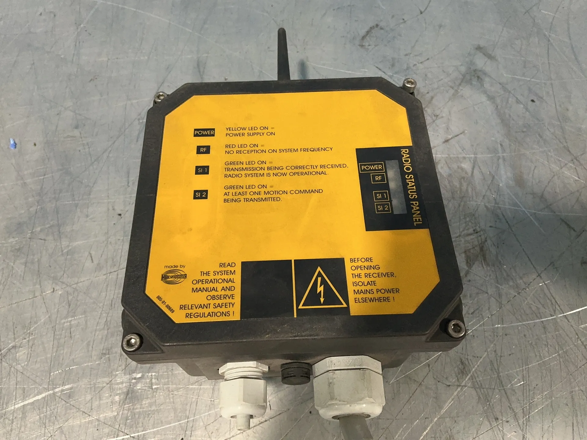HBC Radiomatic #TC241, radio receiver/remote control unit, 42-240 V., 2016 - Image 2