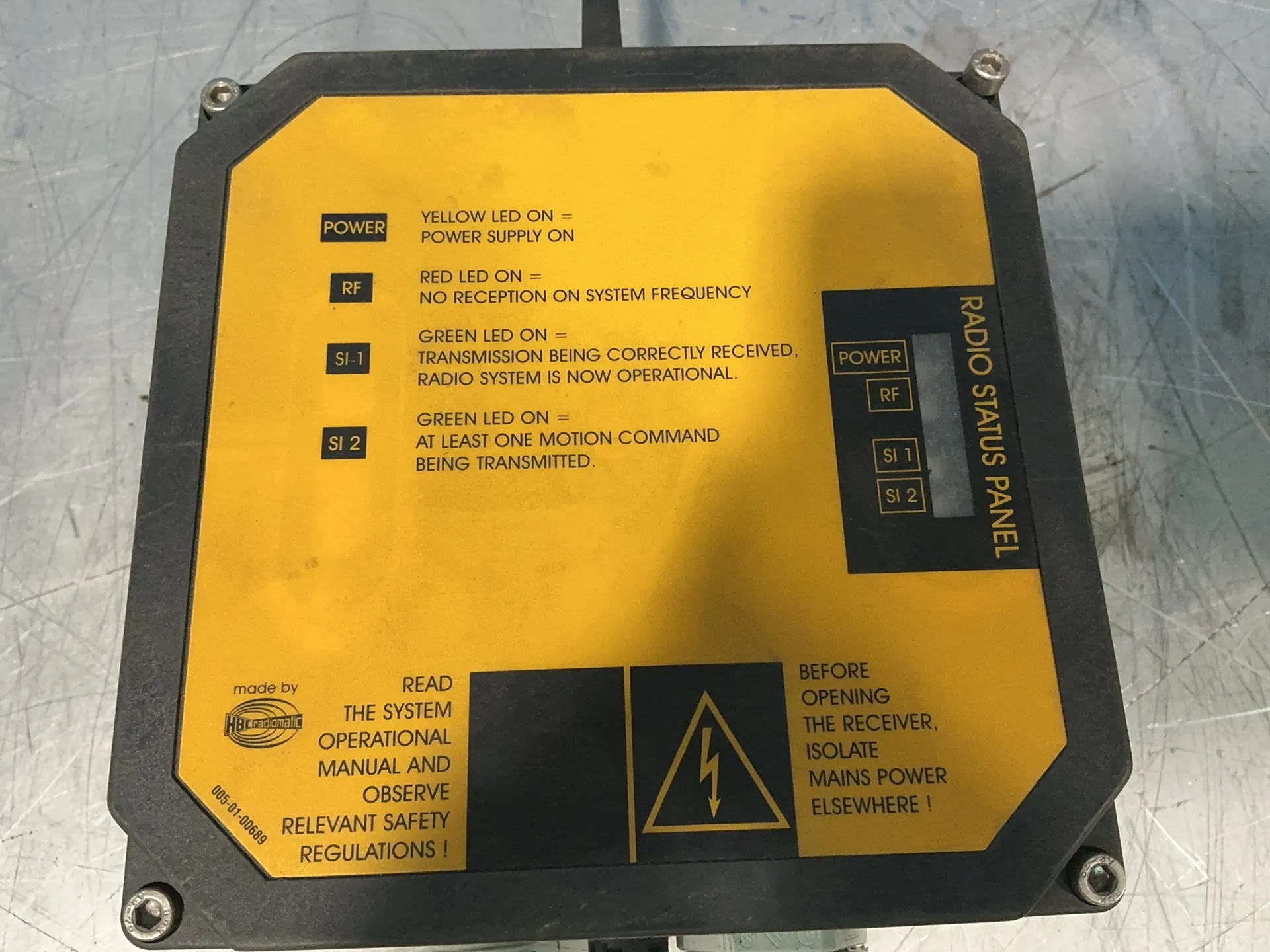 HBC Radiomatic #TC241, radio receiver/remote control unit, 42-240 V., 2016 - Image 3