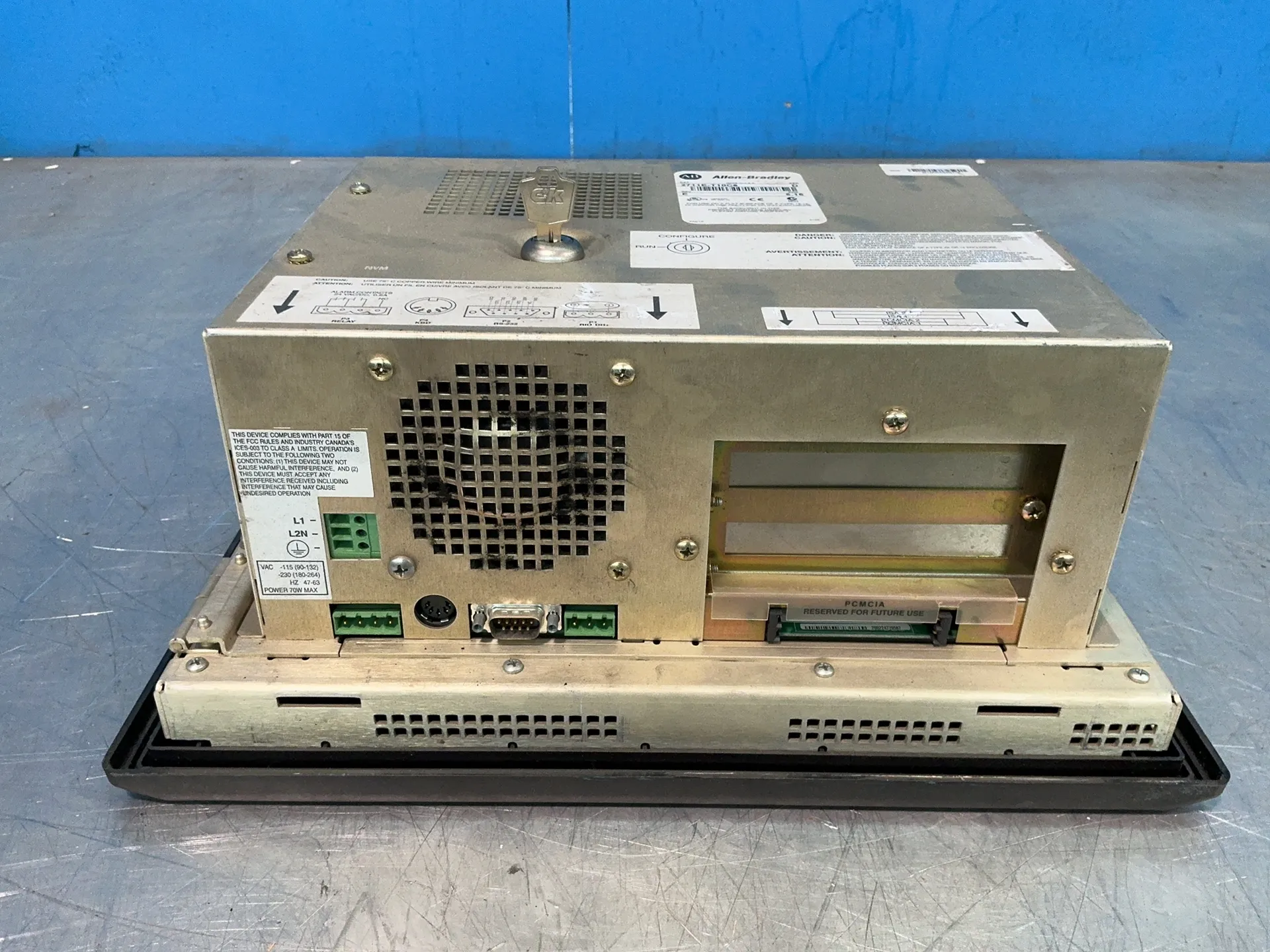 Allen-Bradley #2711E-T10C8, PanelView 1000E operator panel - Image 3