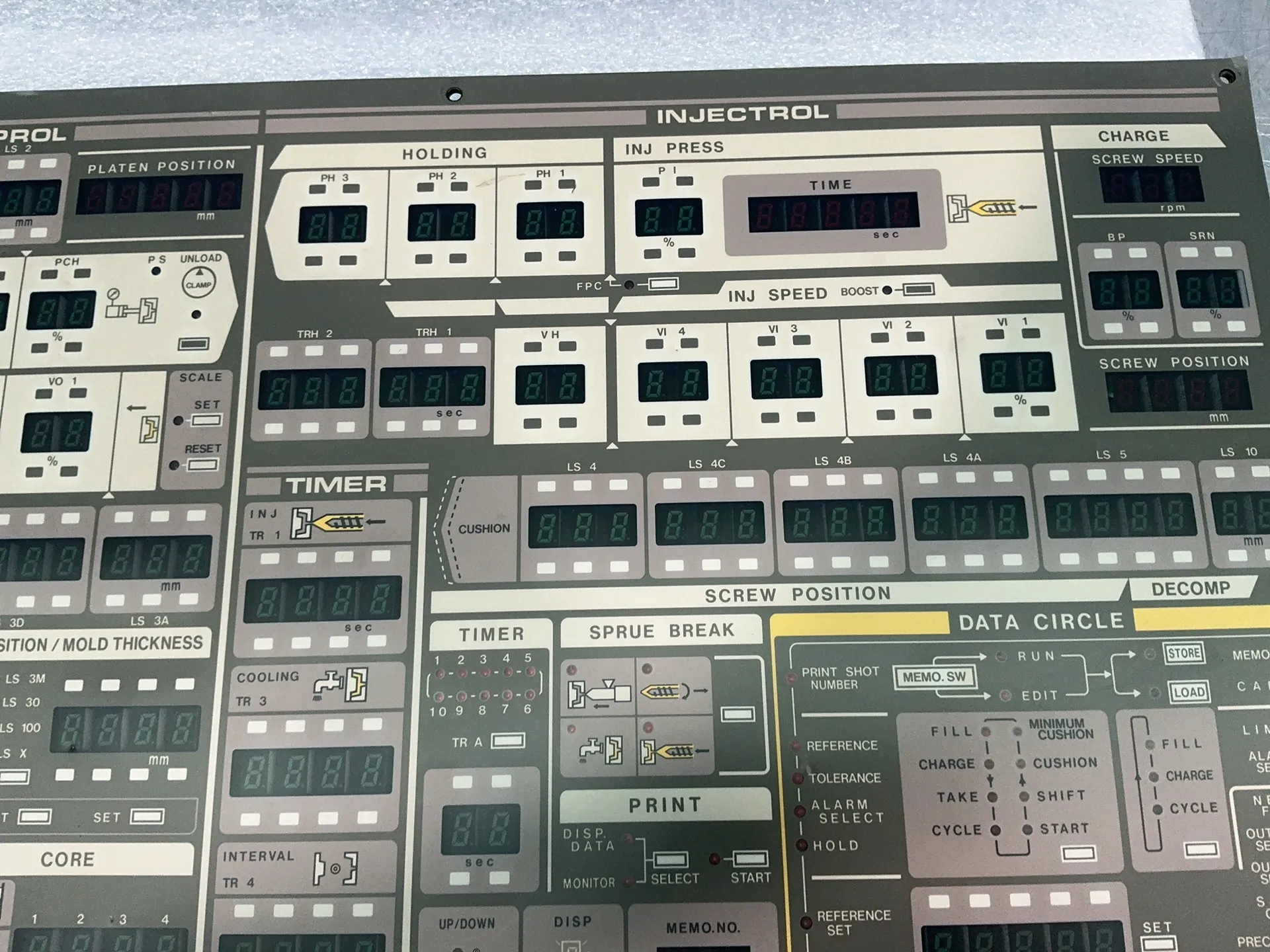 Toshiba #S1MMI(E), operator control panel - Image 2