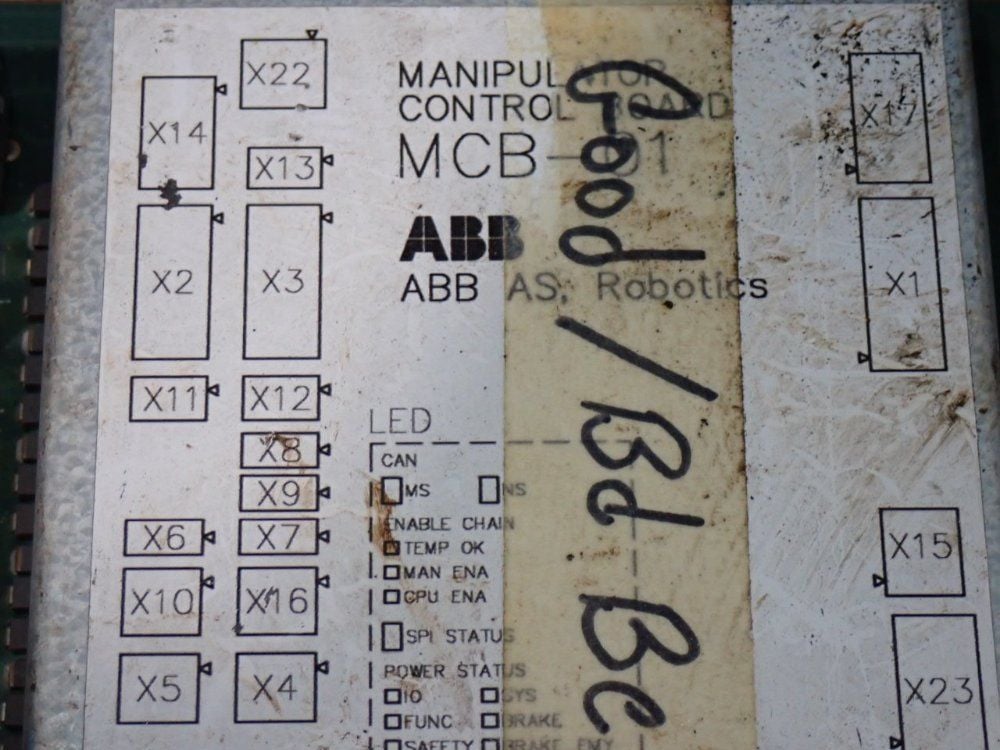 ABB #3HNA014018-001/01, MCB-01 manipulator control board - Image 5