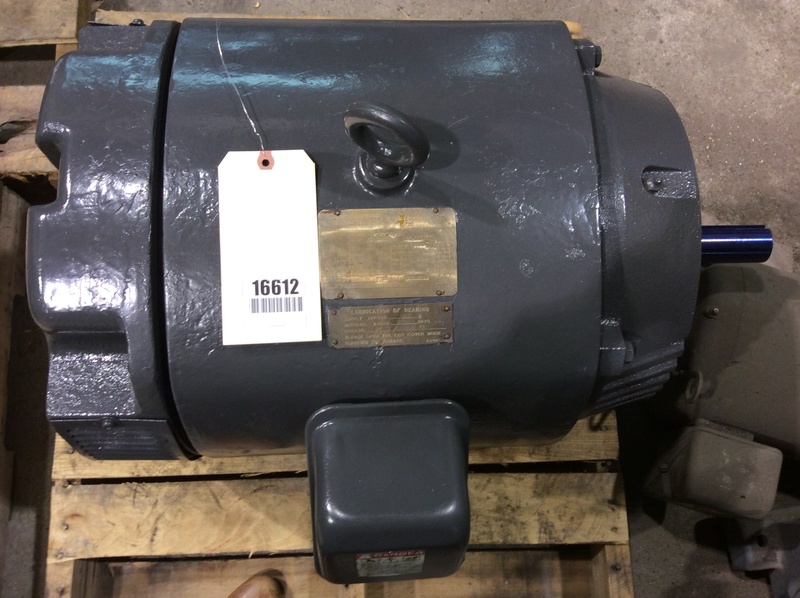 50 HP 1200 RPM Westinghouse West./AO Smith, Frame 365TCZ, ODP, rebuilt, 460 Volts - Image 2