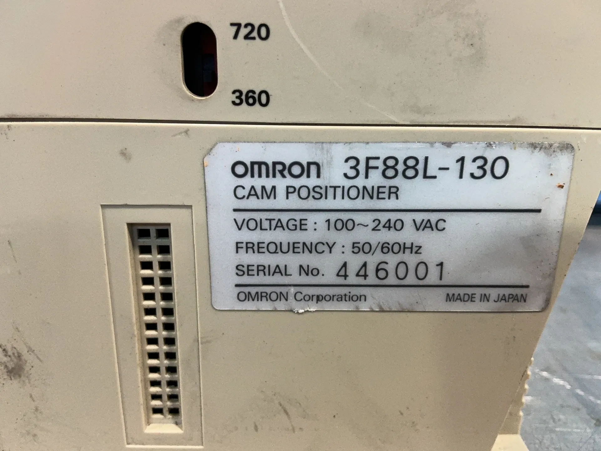 Omron #3F88L-130, cam positioner, LOT of 7 - Image 2