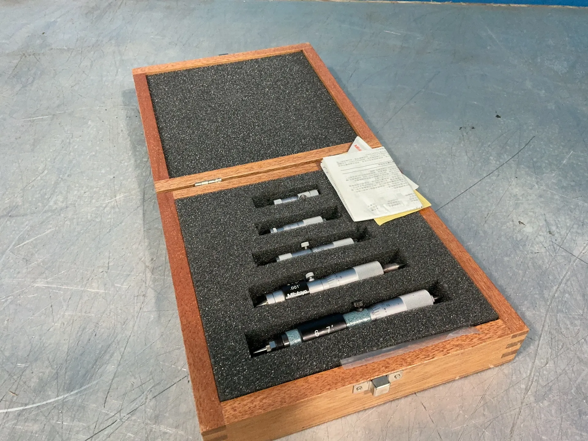 Mitutoyo, micrometer set, LOT of 5 - Image 1