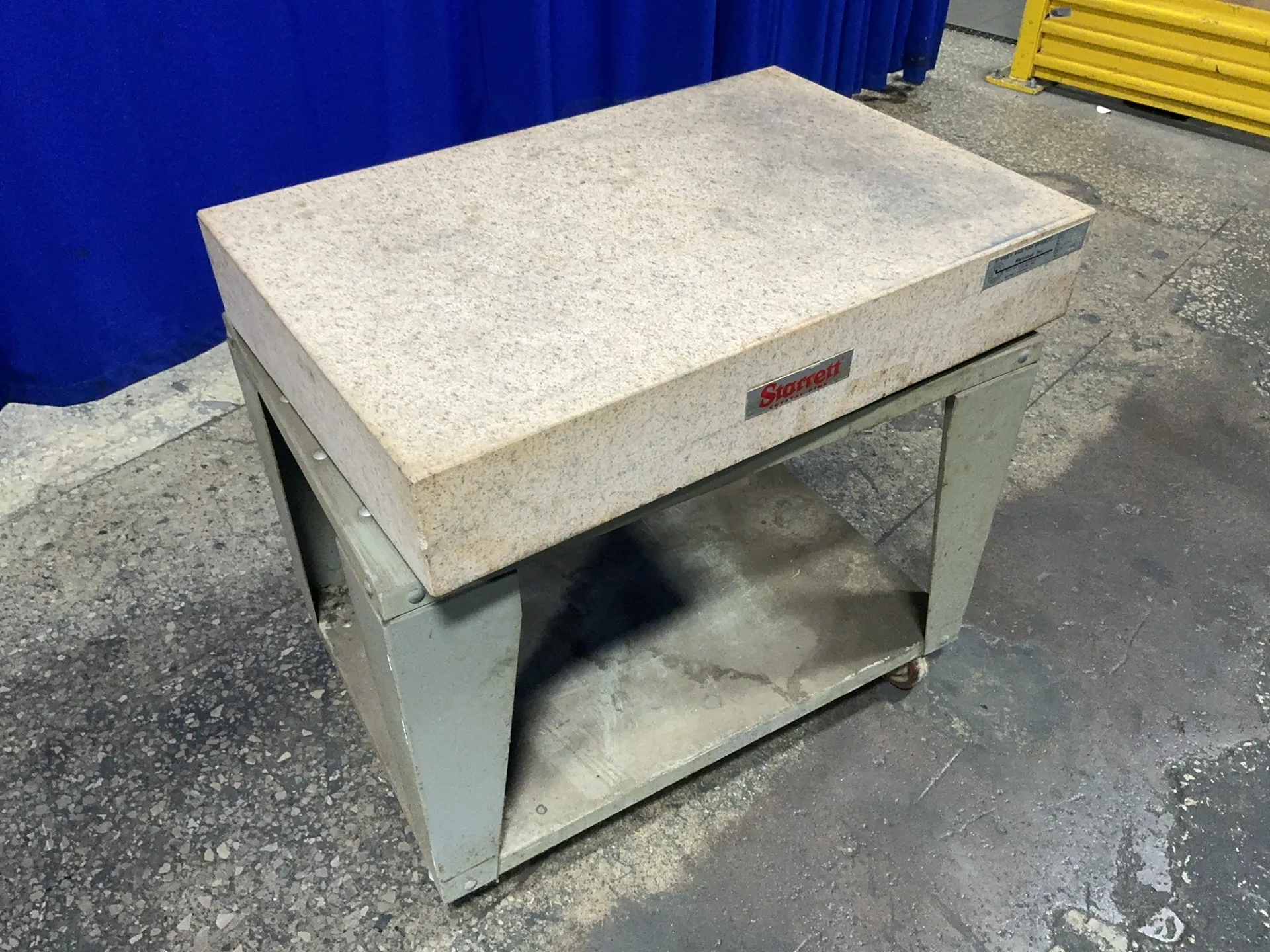 24" x 36" Starrett, pink granite surface plate - Image 6