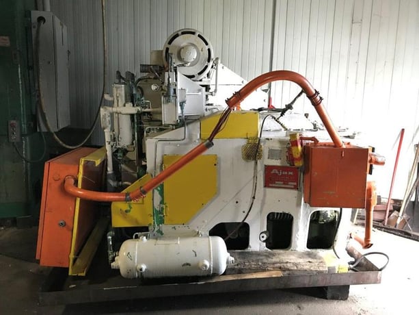 1" Ajax upset forging machine, 100-200 Tons upsetting/grip force, 90 SPM, 6" stroke header, 7-1/2 HP, approx. - Image 1