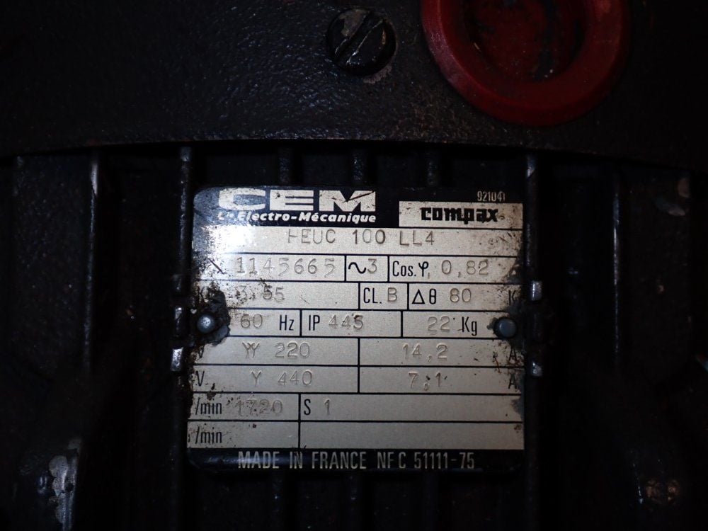 Varian #SD-2500, Vacuum Pump, 220/440 V. - Image 6