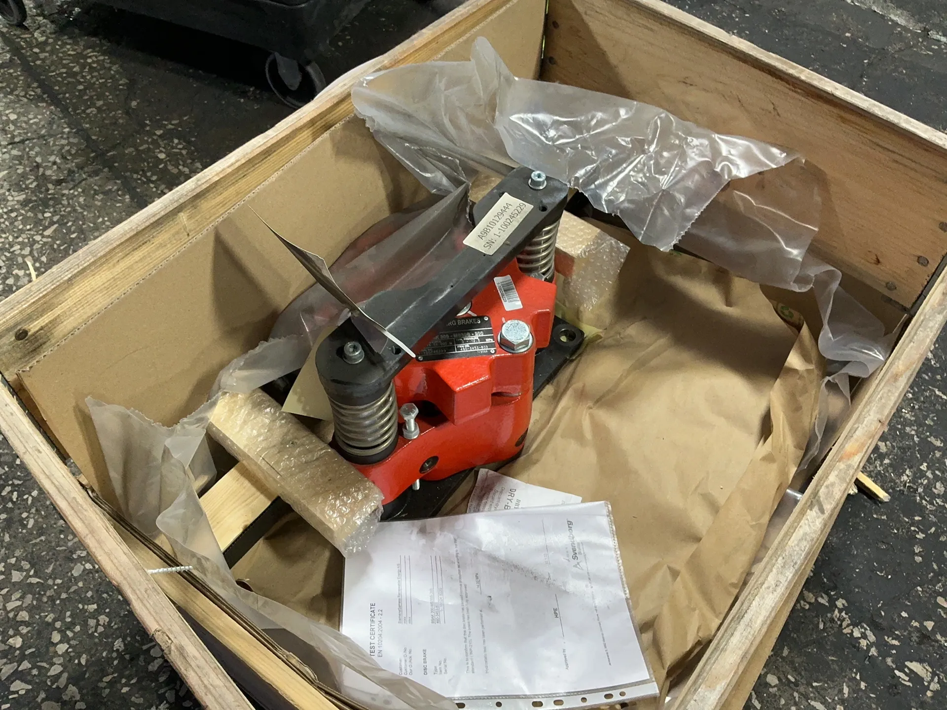 Svendborg Brakes #BSAK-300-MS30S-200, caliper disc brake, 12.5 MPa, 2022 - Image 4