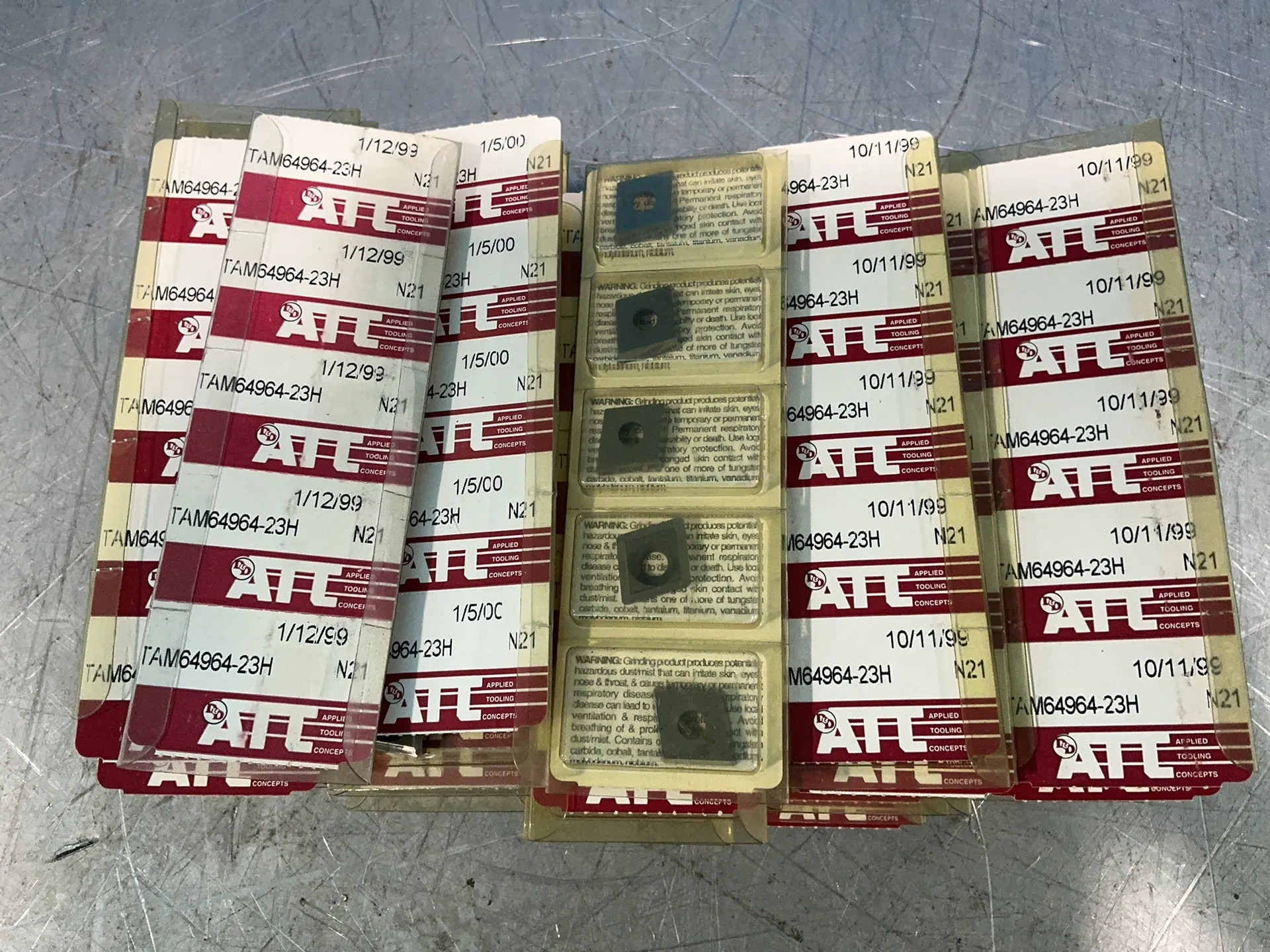 Applied Tooling Concepts #TAM64964-23H, cutting tool inserts, LOT of 170, new - Image 2