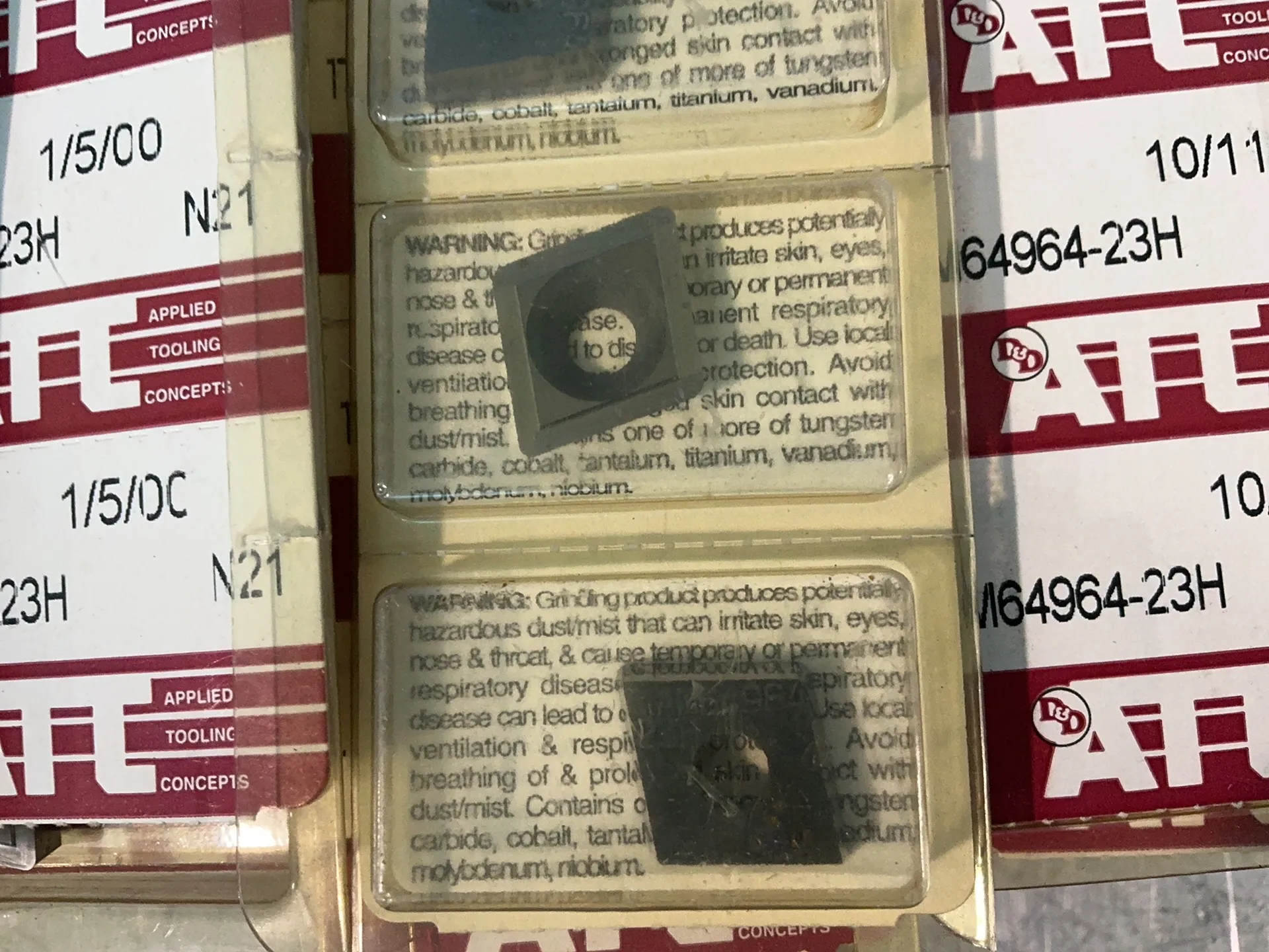 Applied Tooling Concepts #TAM64964-23H, cutting tool inserts, LOT of 170, new - Image 3