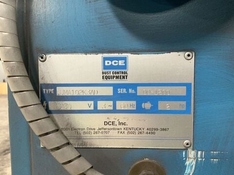 DCE #UMA102K3AD, Dust Collector, 2 HP, 230 V. - Image 6
