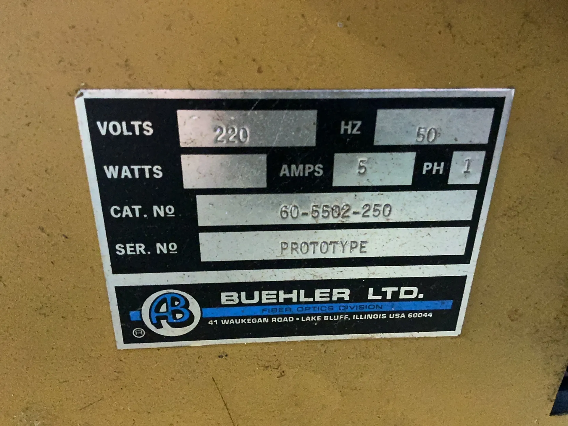 Buehler #60-5501-250, Microprocessor Grinding/Polishing System, 13" capacity, digital display, 1.5 A, 220 V. - Image 4