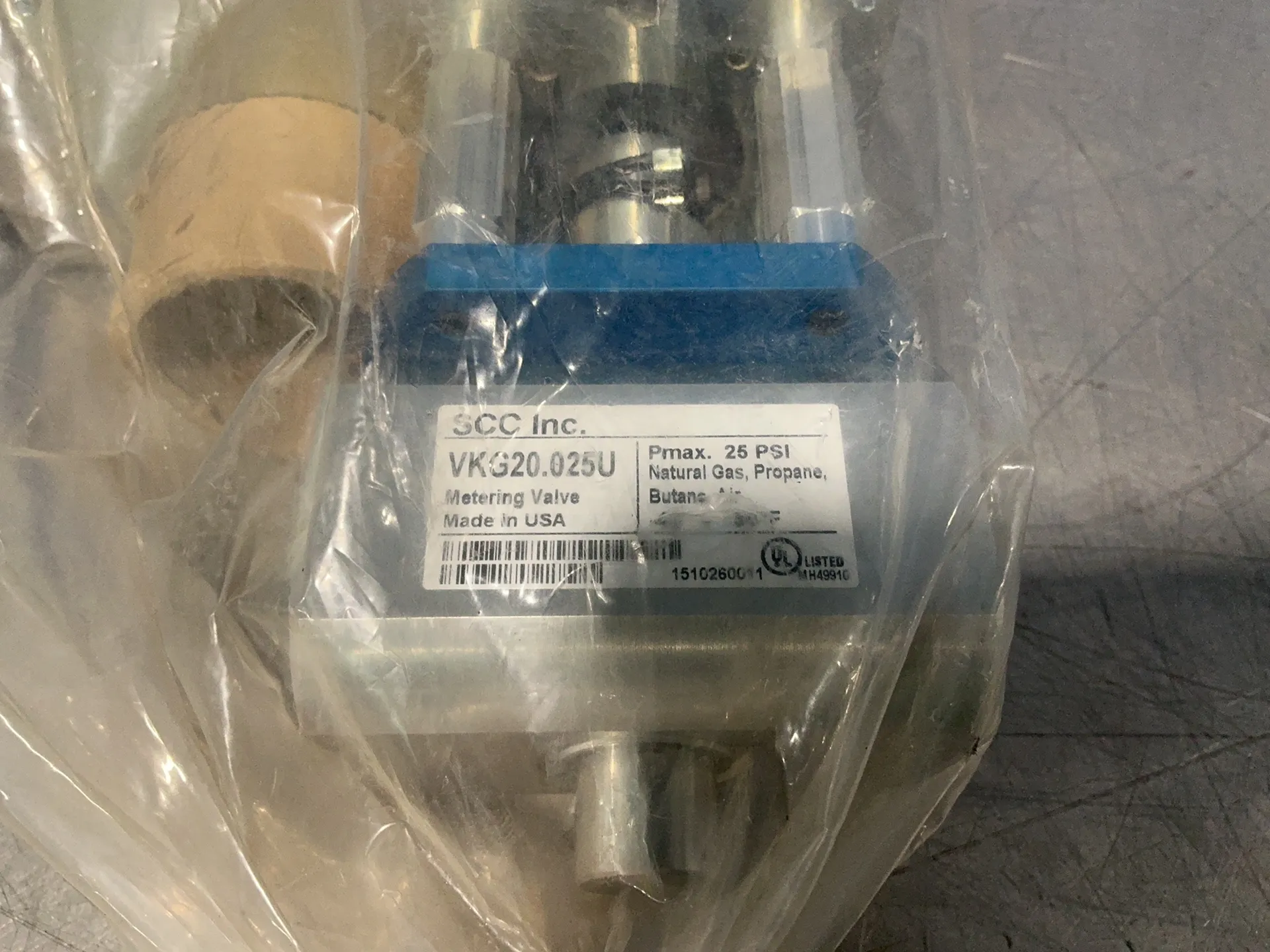 Siemens / SCC #SQM40.255R11/VKG20.025U, Metering Valve and Actuator Assembly, 25 psi, 120 Volts - Image 5