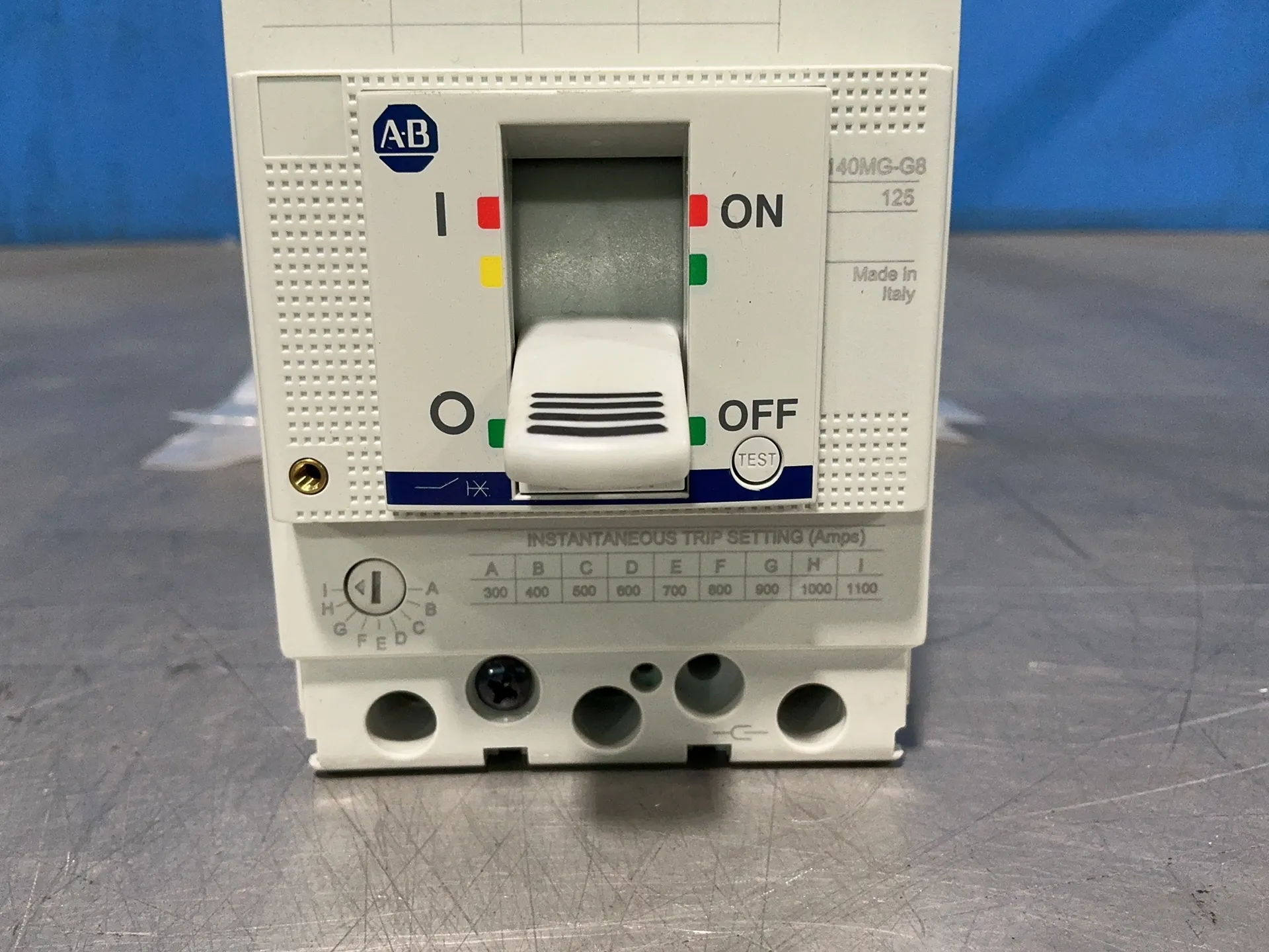 125 Amps, Allen-Bradley #140MG-G8P-D10, Instantaneous Trip Circuit Breaker - Image 6