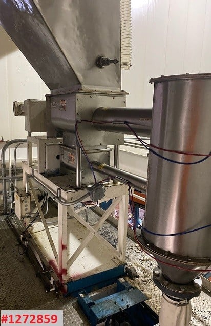 Acrison, volumetric feeder, 2-screw, sanitary Stainless Steel, 3 HP main, 1 HP dribble - Image 1
