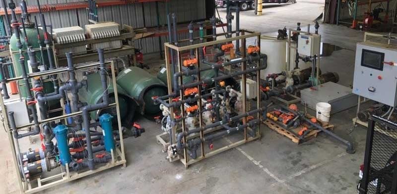 WI #HFX35D, 35 GPM, ion exchange, FRP, Stainless Steel, plating rinsewater - Image 1