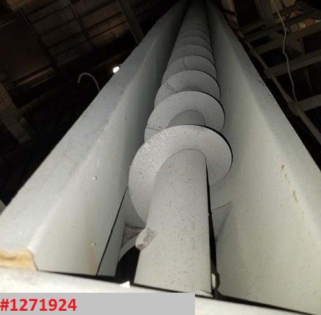 6" diameter x 12' long, screw conveyor, Carbon Steel, 1-screw, inclined 8' H - Image 6