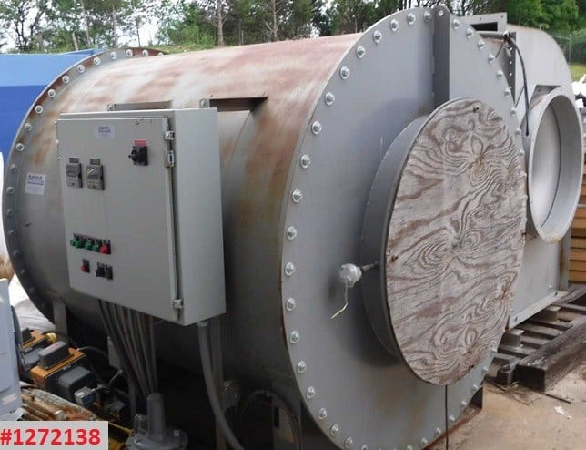 20 MM BTU/hr, hot air heater, 900&deg;F, natural gas, horizontal, Never Used - Image 4
