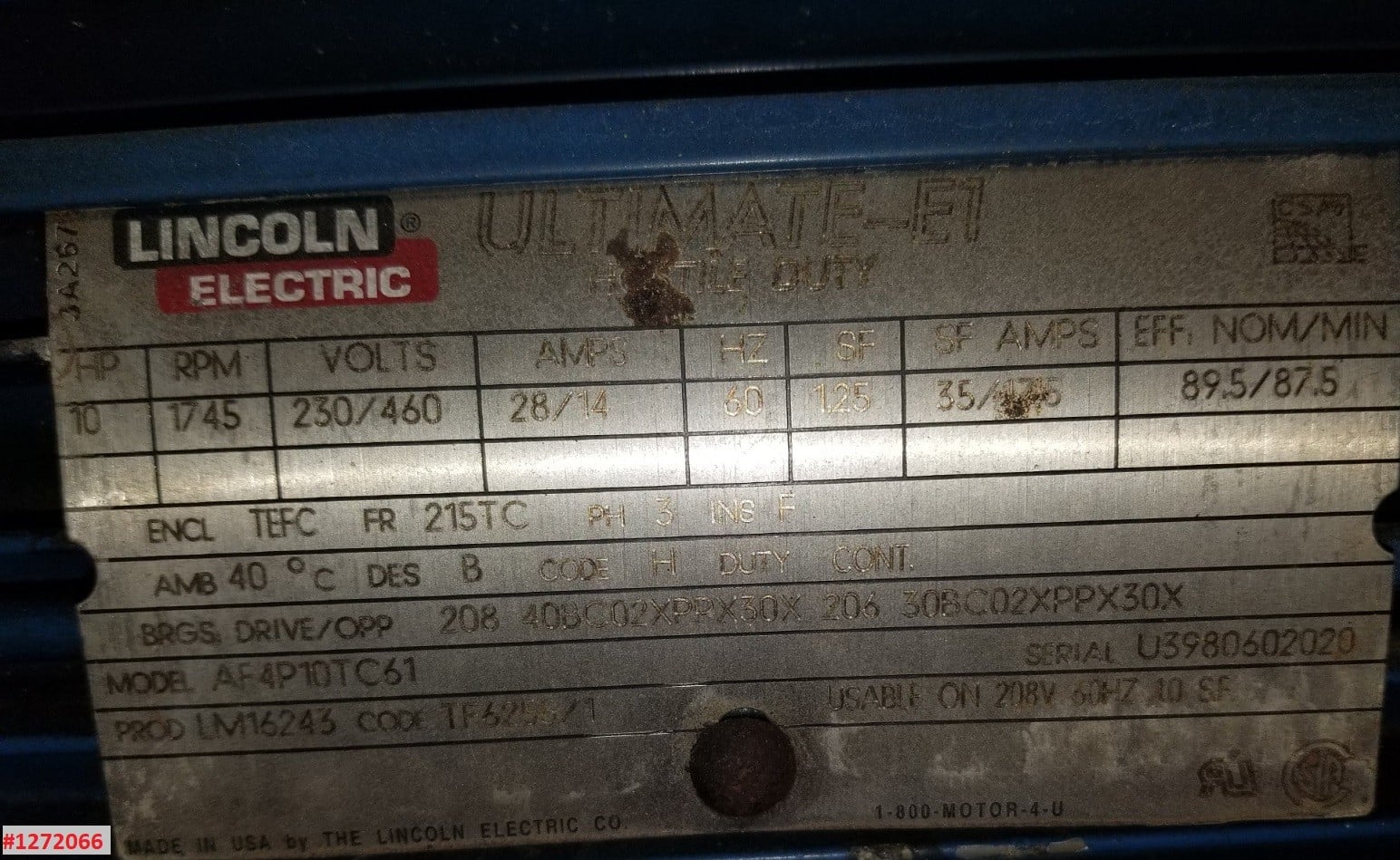 1" Vickers-Cross #CSEA40/PVQ20, gear pump, 20 GPM, 3600 psi, Carbon Steel, 10 HP - Image 10