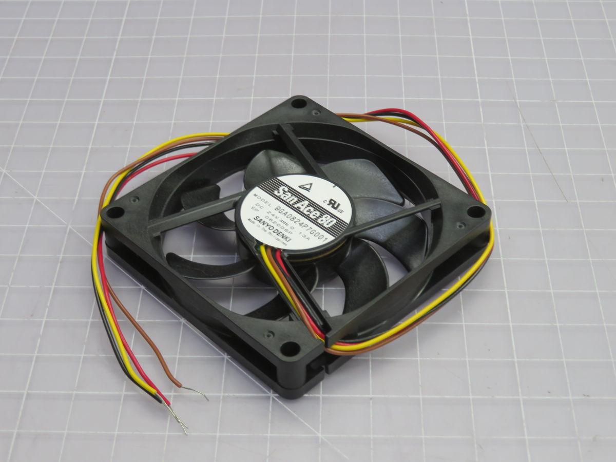 Sanyo Denki #9GA0824P7G001, DC axial fans, 80 mm, 24 V. DC, LOT of 36 - Image 3