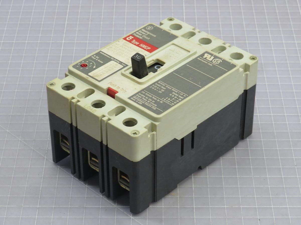30 Amp, Westinghouse #HMCP30, Series C motor circuit protector, 3 Pole, 600 Volts AC - Image 2