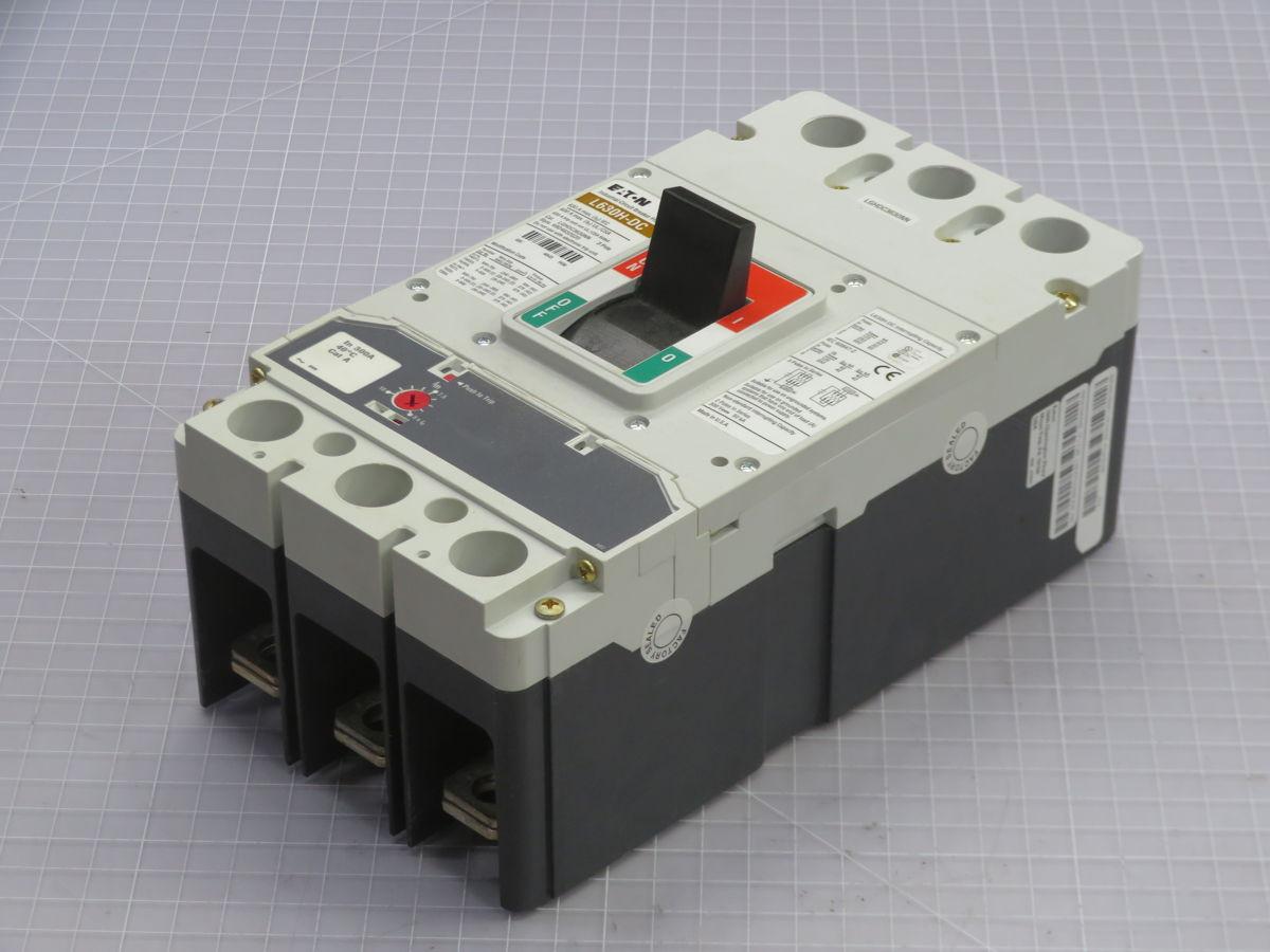 300 Amp, Eaton #LGHDC3300FAW, L630H-DC EV guard solar molded case circuit breaker, LG frame, 3 Pole, 65 KAIC - Image 2